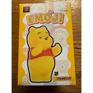 EMOJI Winnie the Pooh “flocked” TOP TOY Blind Box - Brand new in Box